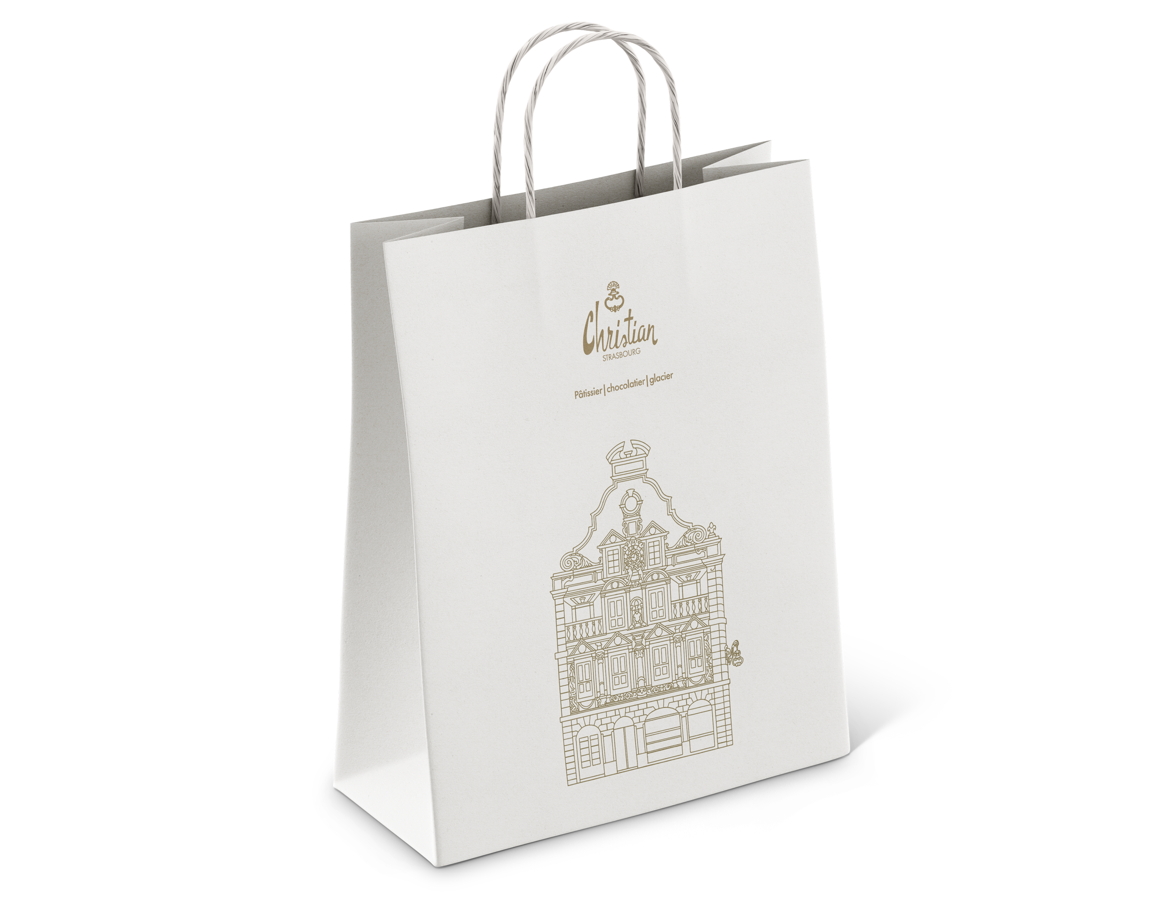 Sac Kraft Sac Pâtisserie Christian