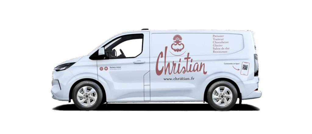 Véhicule de livraison pâtisserie Christian